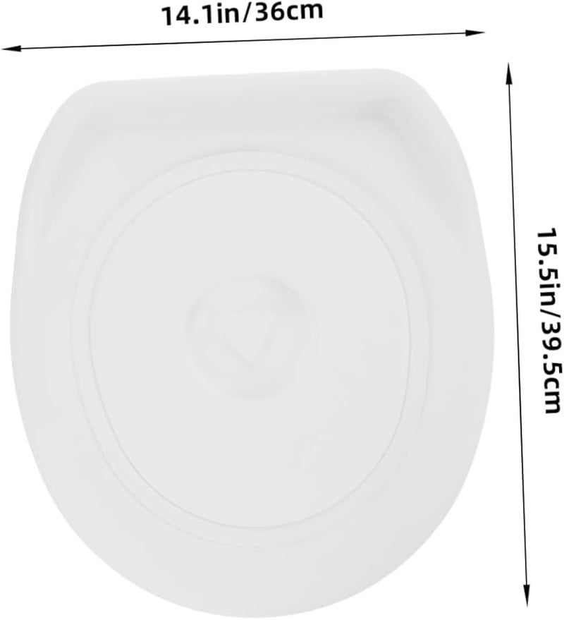 غطاء مقعد مرحاض بلاستيكي محمول لمواقع التخييم والبناء سهل التركيب - Image 2